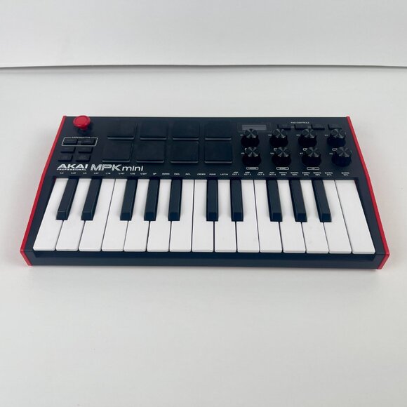 Akai Professional MPK Mini MK3 Red | 25-Key USB MIDI Keyboard Controller - Picture 5 of 16